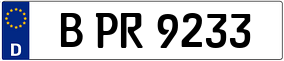 Truck License Plate
